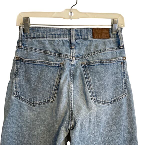 Madewell The Perfect Vintage Jean Raw Hem High Waist Boho Ankle Jeans Size 26 - Picture 13 of 16